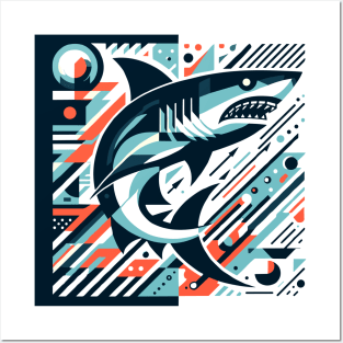 Abstract Animal Shark 3 Posters and Art